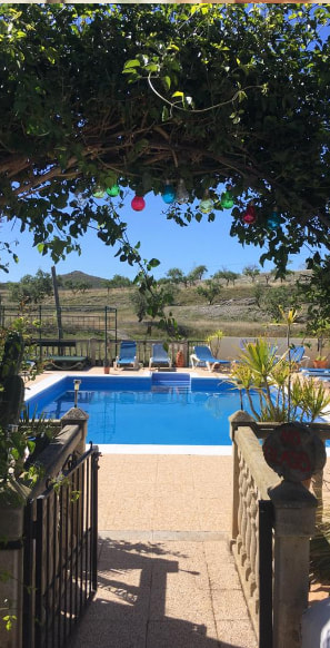 There's nothing better than cooling off in the heated outdoor swimming pool at Casa Perez.